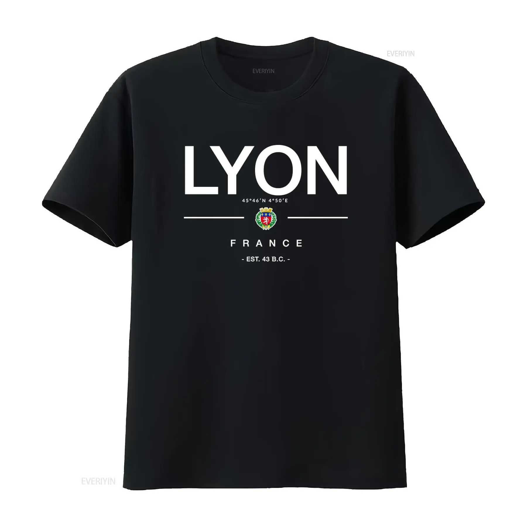 Vintage Fashion Jersey - Koszulka Lyon Francja Odzież Wakacyjna Pamiątka