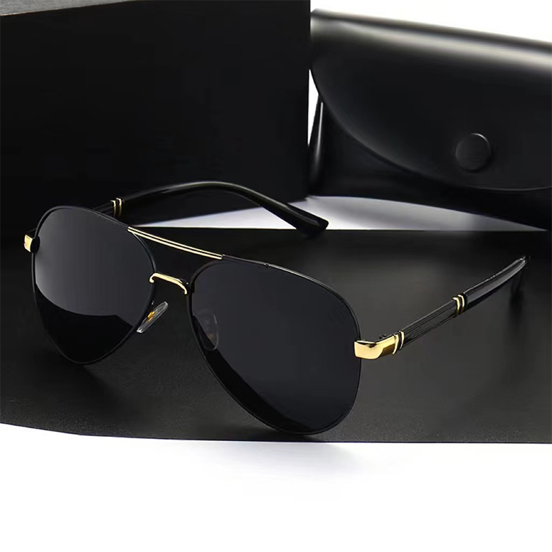 Vintage Fashion Enthusiasts - Luksusowe męskie okulary przeciwsłoneczne z polaryzacją,
