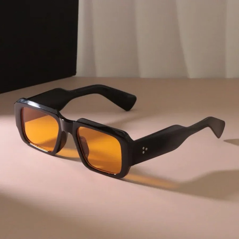Retro Kwadratowe Okulary Przec – Vintage Fashion Enthusiasts recenzja i cena