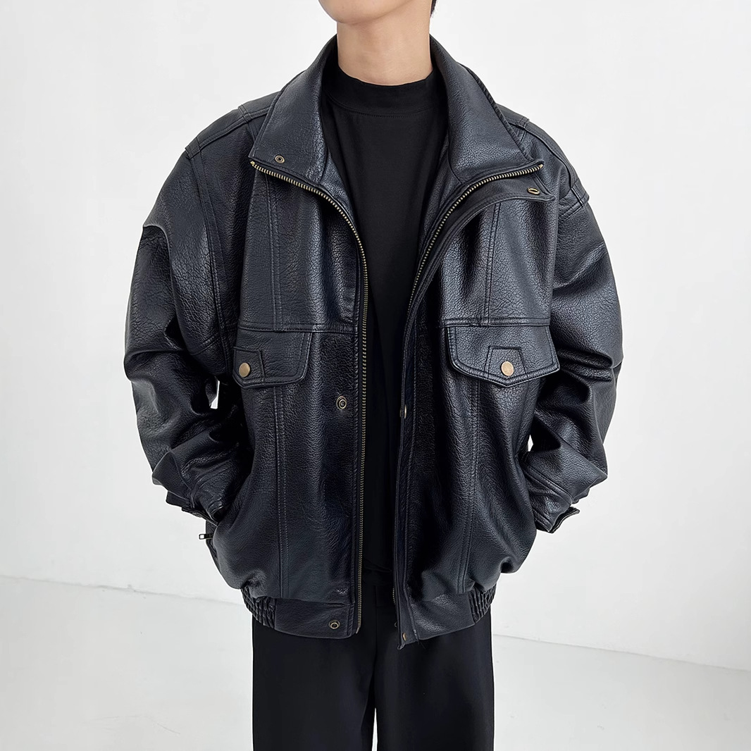 Męska kurtka motocyklowa ze sk – Vintage Windbreaker Nylon recenzja i cena