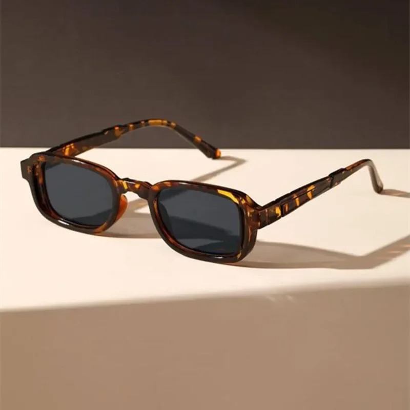 Luksusowe prostokątne okulary  – Vintage Fashion Enthusiasts recenzja i cena