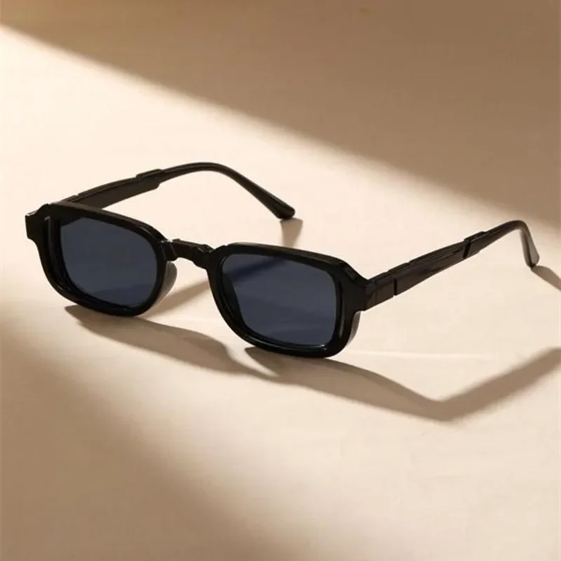 Luksusowe prostokątne okulary  – Vintage Fashion Enthusiasts recenzja i cena