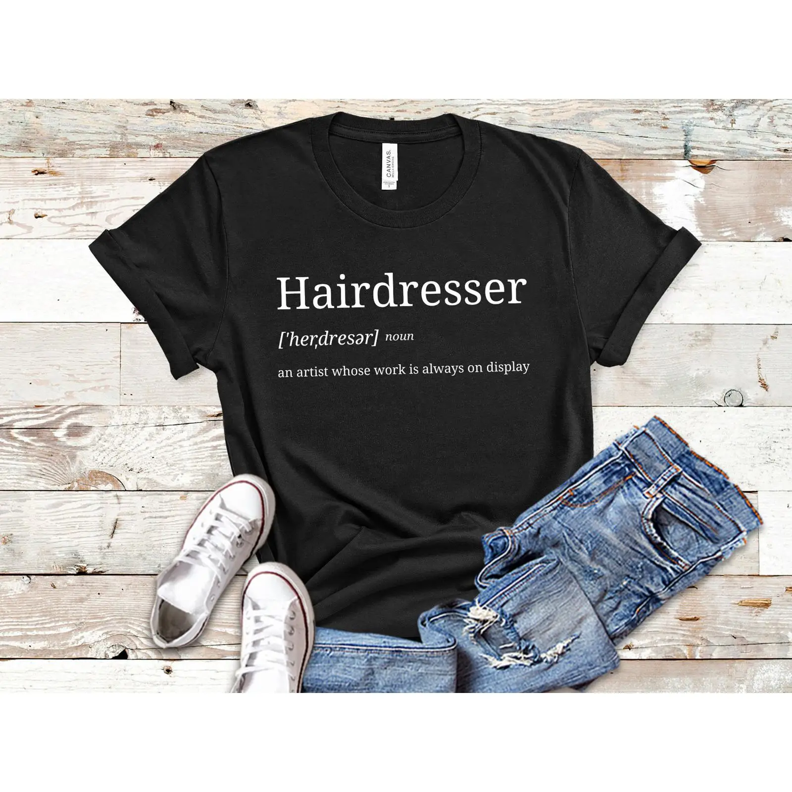 Koszulka Fryzjerska Fryzjer Fr – Vintage Fashion Quotes recenzja i cena