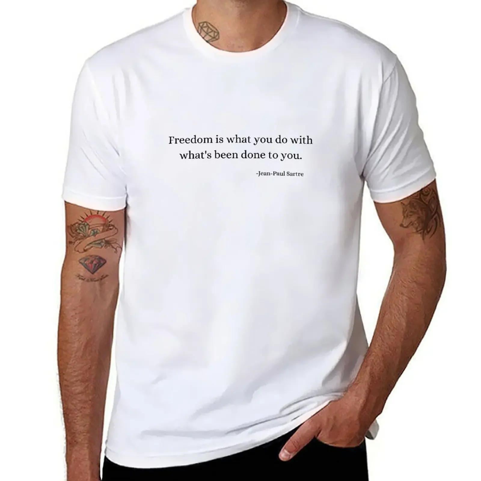 Koszulka z cytatem z filozofii – Vintage Fashion Quotes recenzja i cena