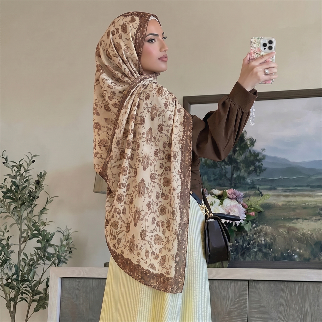 Hidżab w stylu vintage z kwiat – Vintage Outdoor Fashion recenzja i cena